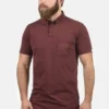 Solid SDPAT - Polo - Wine Red