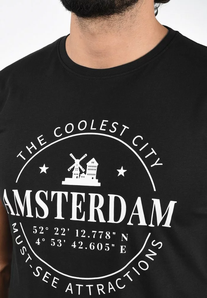 Solid SDCIMO - T-shirt Imprimé - Black 5 Solid SDCIMO - T-shirt Imprimé - Black – Image 5