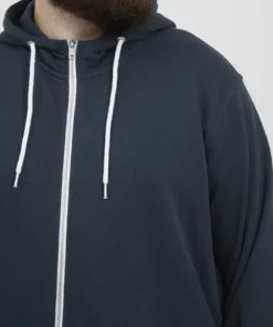 Solid SDTAMBO BT - Sweat à Capuche Zippé - Blue -Élégance Boutique 018315dc1f084cc5bc24d840f19962ba