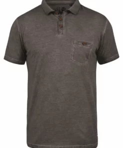 Solid SDTERMANN - Polo - Coffee -Élégance Boutique 02129a14f96347a7a0d02434d3422688