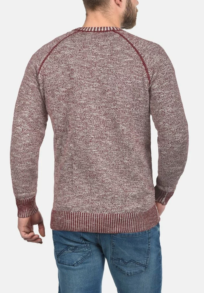 Solid SDTHIAMIN - Gilet - Wine Red 2 Solid SDTHIAMIN - Gilet - Wine Red – Image 2