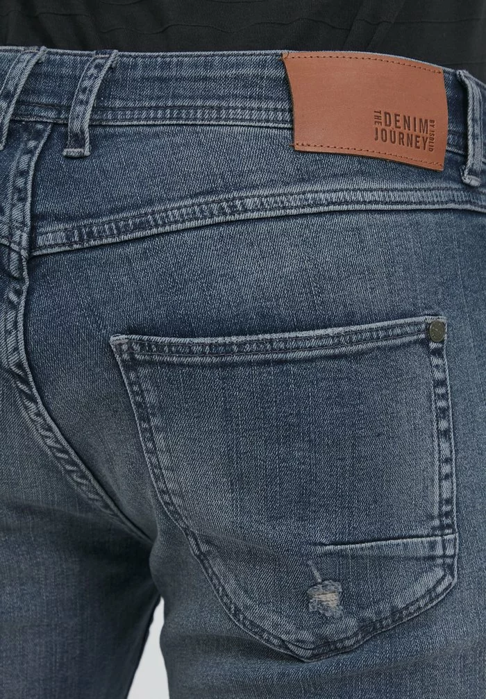 Solid SDTRI JOY 21105825 - Jean Slim - Middle Blue Denim 6 Solid SDTRI JOY 21105825 - Jean Slim - Middle Blue Denim – Image 6