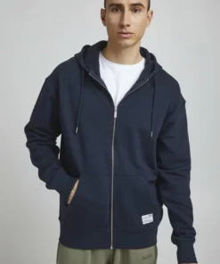 Solid MASON ZIPPER - Sweat à Capuche Zippé - Insignia Blue