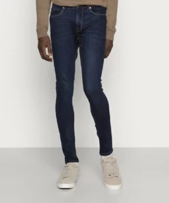 Solid SCOTT - Jeans Skinny - Dark Blue Denim