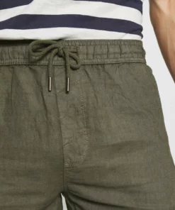 Solid SDTRUC CUFF LINEN - Pantalon Classique - Ivy Green -Élégance Boutique 067e3a977fc441838692dd5d63d9042c