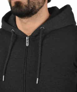 Solid SDBERTIZIP - Sweat à Capuche Zippé - Dark Grey -Élégance Boutique 069402cedd8d4875a3cdef2cfcf021bc