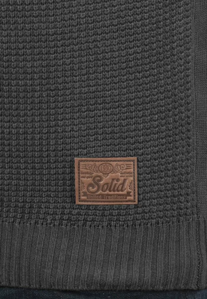 Solid SDTOMMY - Pullover - Dark Grey 4 Solid SDTOMMY - Pullover - Dark Grey – Image 4