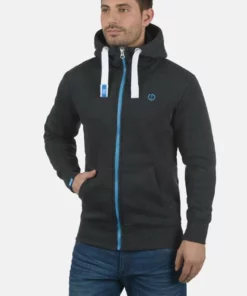 Solid SDBENN - Sweat à Capuche Zippé - Dark Grey