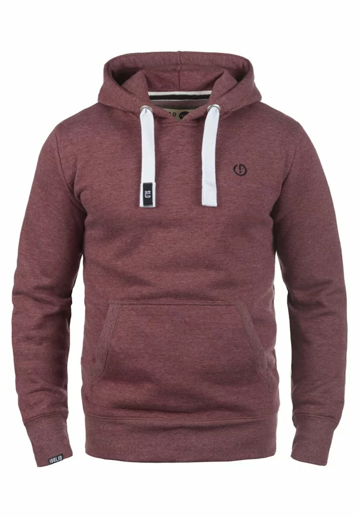 Solid SDBENNHOOD - Sweat à Capuche - Wine Red 3 Solid SDBENNHOOD - Sweat à Capuche - Wine Red – Image 3