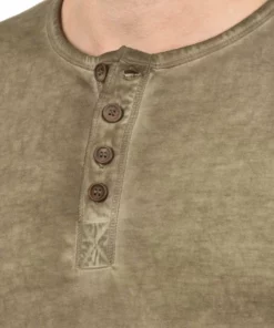 Solid RUNDHALSSHIRT TIMUR - T-shirt à Manches Longues - Dune -Élégance Boutique 07f8b91dcc2b44b5bd9e06503a2b0c07