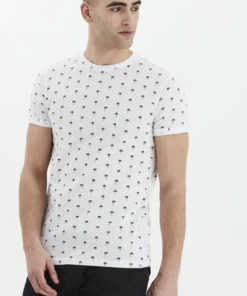 Solid SDJARVIS - T-shirt Imprimé - White