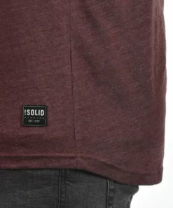 Solid SDBOB - T-shirt Basique - Wine Red M -Élégance Boutique 090223c373214e01a264dccbecf0933e