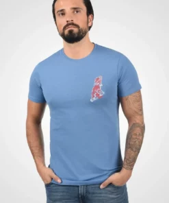 Solid SDTEE - T-shirt Imprimé - Federal Bl