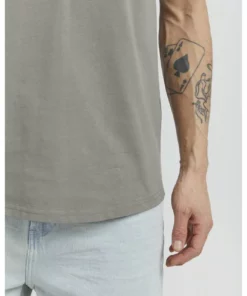 Solid SDBASTO - T-shirt Imprimé - Mid Grey -Élégance Boutique 0a2d82ff426d42c5a062259f1de4676a