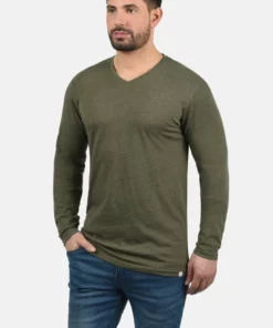 Solid SDBEDA - T-shirt à Manches Longues - Ivy Green