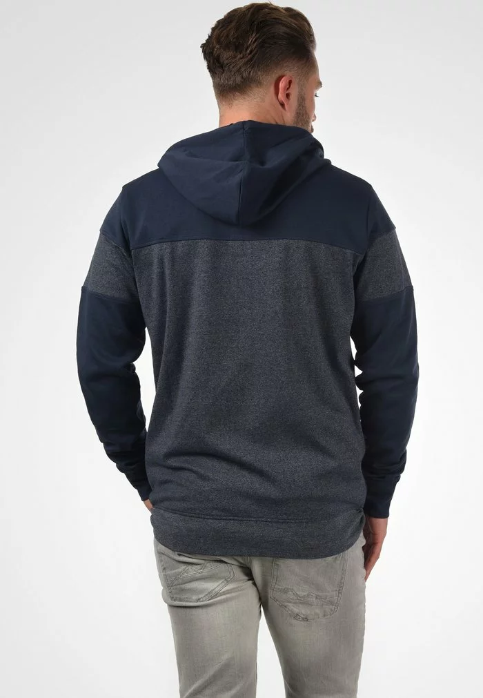 Solid SDBARIS - Sweat à Capuche Zippé - Insignia Blue 3 Solid SDBARIS - Sweat à Capuche Zippé - Insignia Blue – Image 3