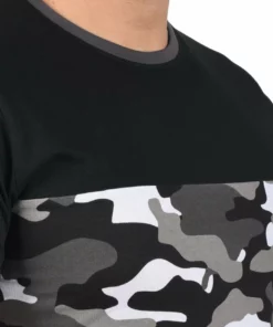 Solid SDCALLUX - T-shirt Imprimé - Black Grey -Élégance Boutique 0c4c7d1ce987479aa94d2cf917d8dd28