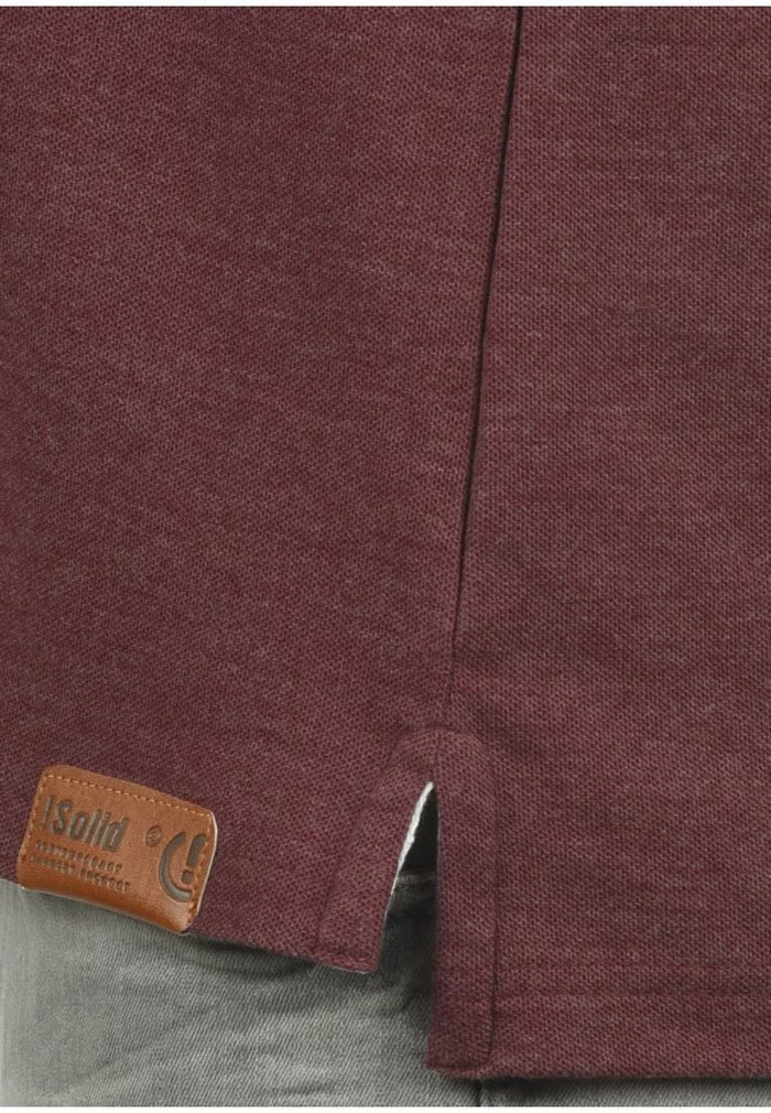 Solid SDTRIPPOLO - Polo - Wine Red M 5 Solid SDTRIPPOLO - Polo - Wine Red M – Image 5