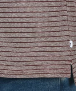 Solid PANTELIS - Polo - Wine Red Melange -Élégance Boutique 0e9ba0754ec54d06a92063c99d246809