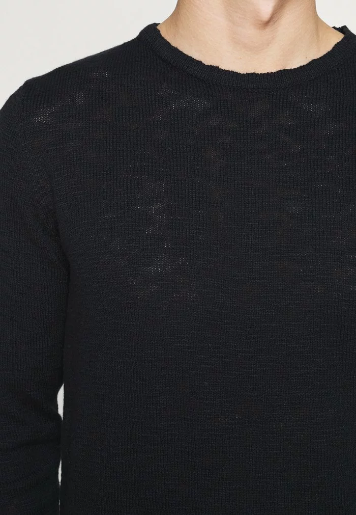 Solid TAPIO 0-NECK - Pullover - Insignia Blue 4 Solid TAPIO 0-NECK - Pullover - Insignia Blue – Image 4