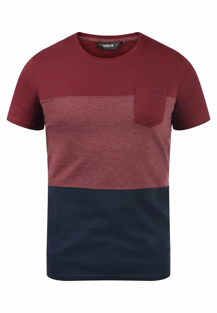 Solid SDMINGO - T-shirt Imprimé - Wine Red 5 Solid SDMINGO - T-shirt Imprimé - Wine Red – Image 5