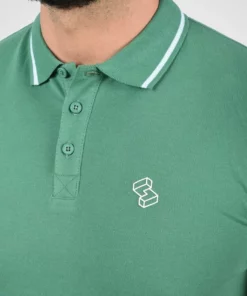 Solid SDTEE - Polo - Bottle Green -Élégance Boutique 11203f562bff4e4da49653897c0ab23e