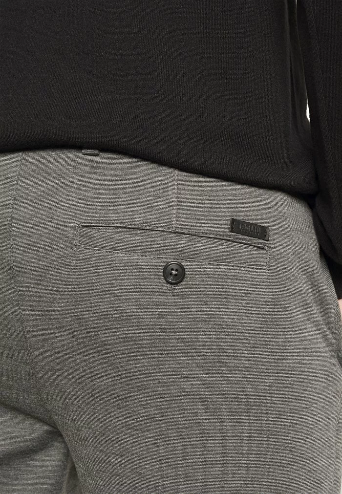 Solid PANTS DAVE BARRO - Pantalon Classique - Dark Grey 5 Solid PANTS DAVE BARRO - Pantalon Classique - Dark Grey – Image 5