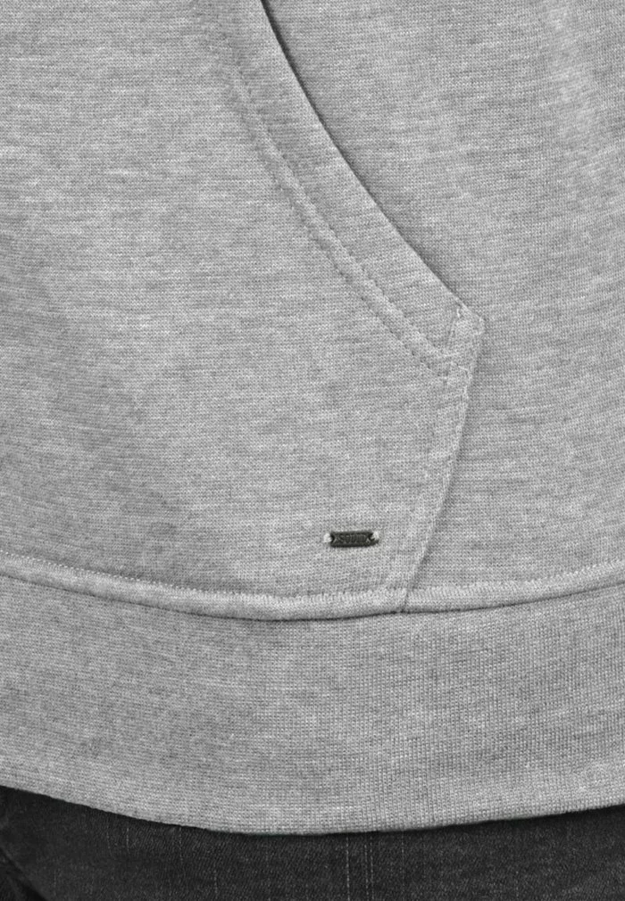 Solid SDOLLI - Sweat à Capuche Zippé - Light Grey 4 Solid SDOLLI - Sweat à Capuche Zippé - Light Grey – Image 4