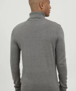 Solid SDKNIT - Pullover - Gray Melange -Élégance Boutique 134f79d35b2f4f69be627bdb9a5c3e5c