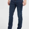 Solid SDPILTO - Jean Droit - Dark Blue Denim