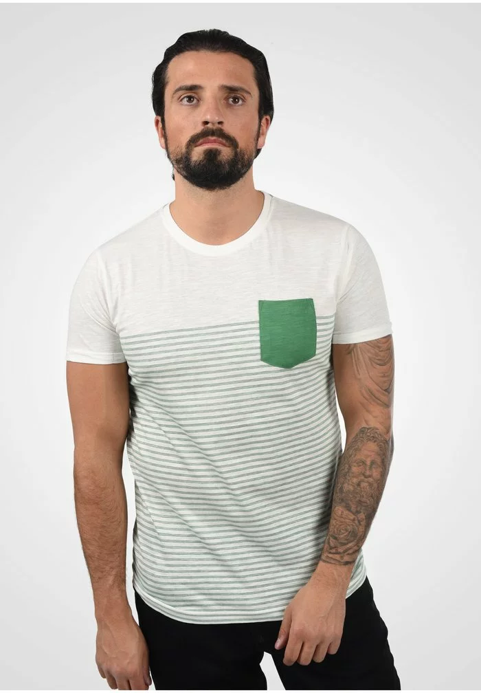 Solid SDTEE - T-shirt Imprimé - Bottle Green 1 Solid SDTEE - T-shirt Imprimé - Bottle Green