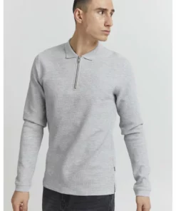 Solid SDBROGAN - Polo - Light Grey Melange