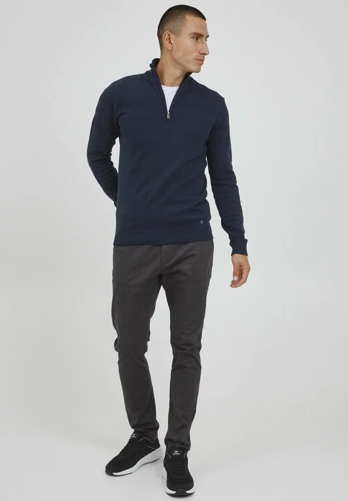 Solid SDBAMARO - Pullover - Insignia Blue 2 Solid SDBAMARO - Pullover - Insignia Blue – Image 2