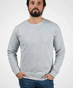 Solid SDTARABO - Sweatshirt - Light Grey Melange