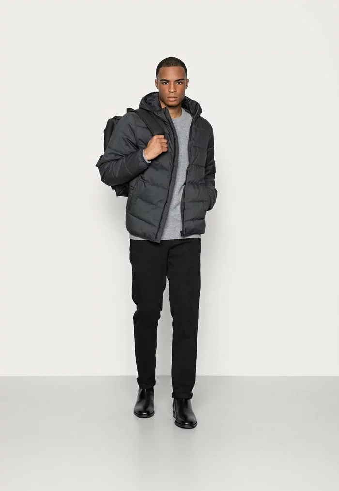 Solid TITAN - Veste D'hiver - Dark Grey Melange 2 Solid TITAN - Veste D'hiver - Dark Grey Melange – Image 2