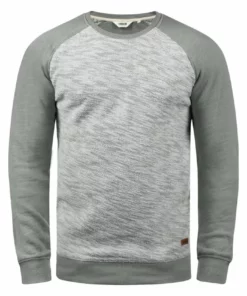 Solid SDFLOCKER - Sweatshirt - Mid Grey -Élégance Boutique 161ae9265b4443ba8ca91a457ac394de