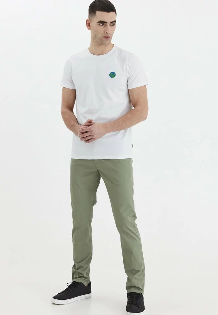 Solid SDTHORGE - T-shirt Basique - White 2 Solid SDTHORGE - T-shirt Basique - White – Image 2