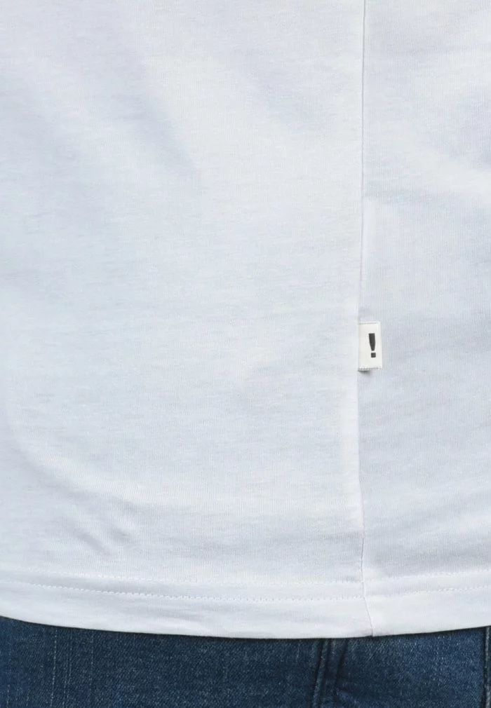 Solid SDBASTIAN - T-shirt Basique - White/blue 3 Solid SDBASTIAN - T-shirt Basique - White/blue – Image 3