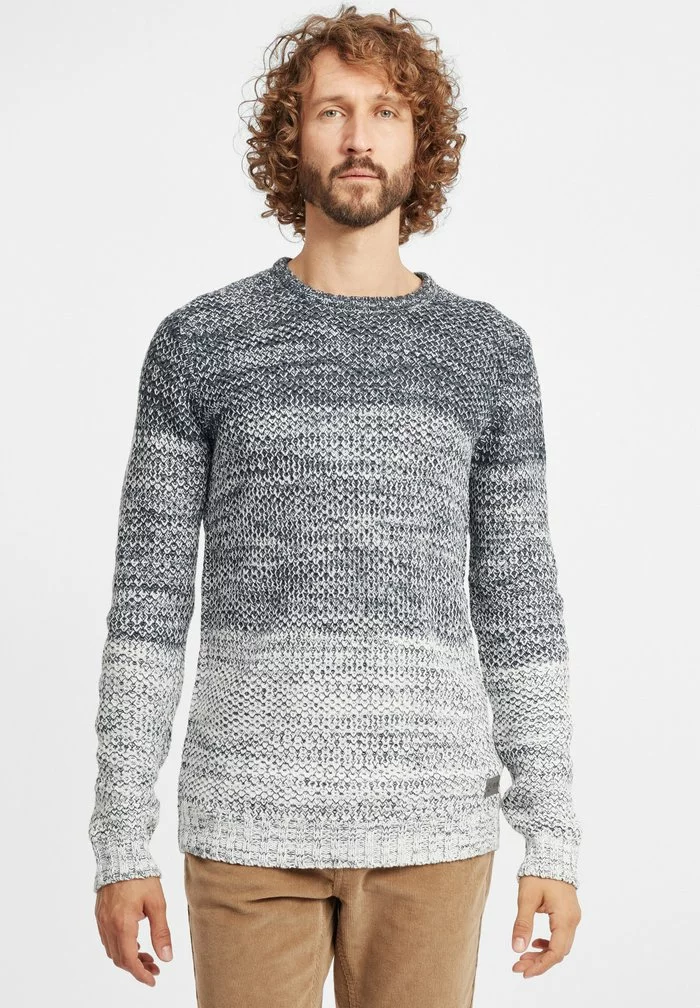 Solid SDAYTON - Pullover - Insignia Blue Melange 1 Solid SDAYTON - Pullover - Insignia Blue Melange