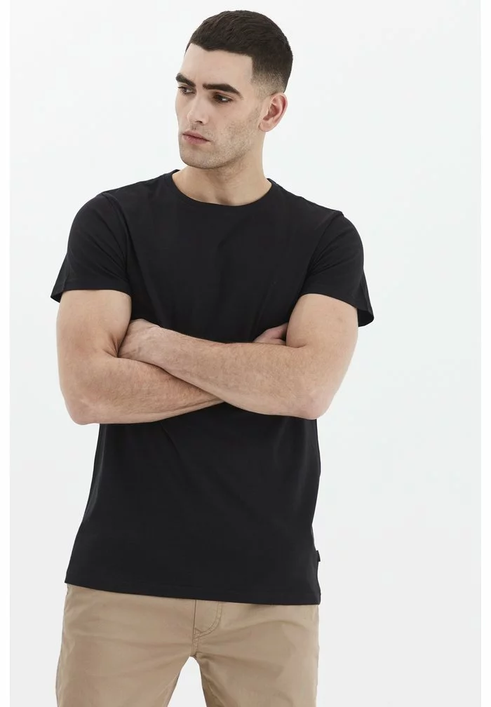 Solid SDPEKO - T-shirt Basique - Black 1 Solid SDPEKO - T-shirt Basique - Black