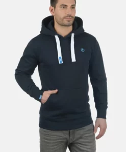 Solid SDBENNHOOD - Sweat à Capuche - Insignia Blu