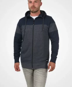 Solid SDBARIS - Sweat à Capuche Zippé - Insignia Blue