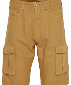 Solid SDPOVL CARGO LINEN - Short - Dull Gold -Élégance Boutique 19af8f06b108444298dce3f1fe121a00