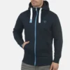 Solid SDBENN - Sweat à Capuche Zippé - Blue