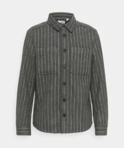 Solid TODD PINSTRIPE - Chemise - Dark Grey Melange -Élégance Boutique 1a5e334634204a01a0db297475a68aaa