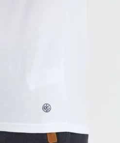 Solid SDSASCHA - T-shirt Imprimé - Weiß/dunkelblau -Élégance Boutique 1a6f94dbcf434eab936522e84113727f