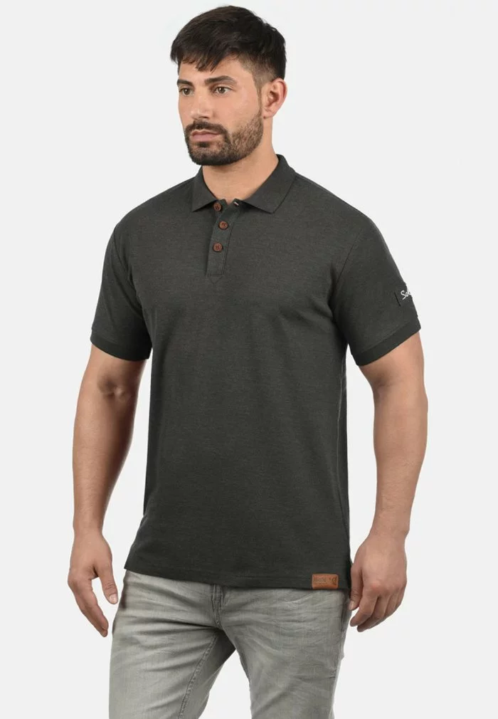 Solid SDTRIPPOLO - Polo - Dark Grey 1 Solid SDTRIPPOLO - Polo - Dark Grey