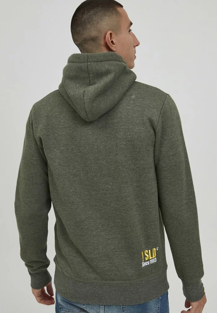 Solid SDBENN - Sweat à Capuche Zippé - Grey Denim 3 Solid SDBENN - Sweat à Capuche Zippé - Grey Denim – Image 3