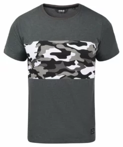 Solid SDCALLUX - T-shirt Imprimé - Dark Grey Melange -Élégance Boutique 1d348cbdefb8475e9e92584cf24c9acb