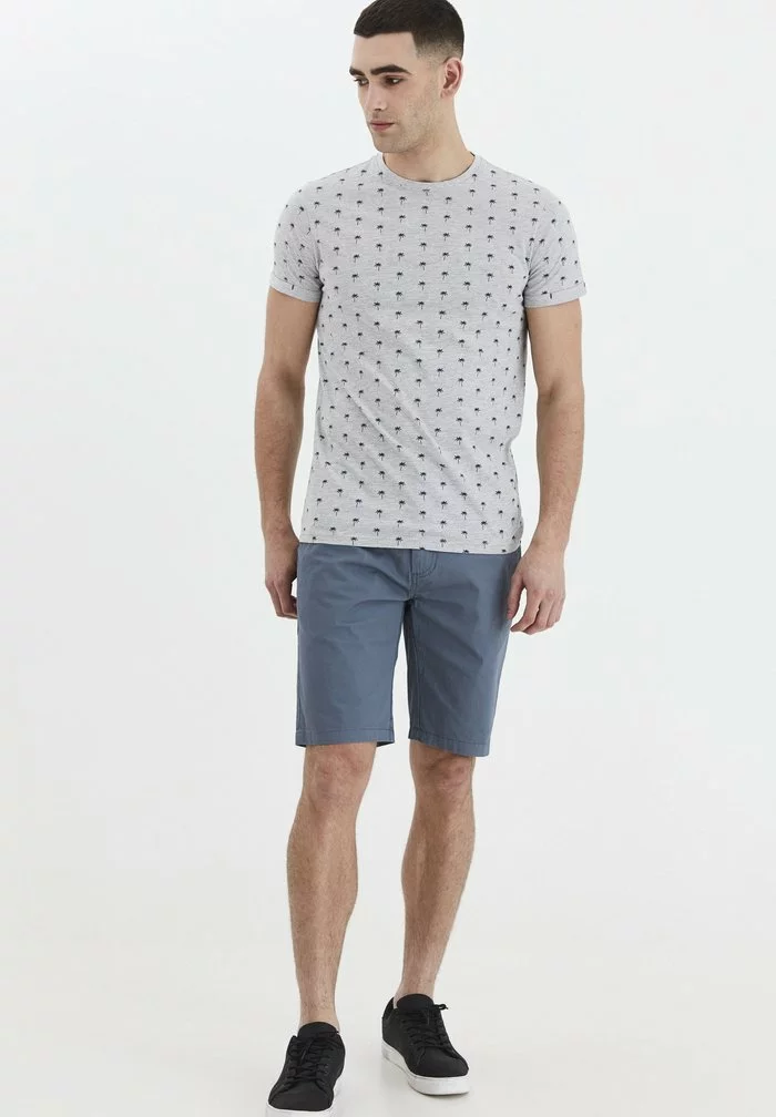 Solid SDJARVIS - T-shirt Imprimé - Light Grey 2 Solid SDJARVIS - T-shirt Imprimé - Light Grey – Image 2